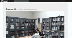 Desktop Screenshot of biblio.comisionporlamemoria.org